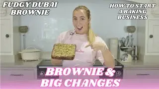 How you start a baking business from home ￼I Tips for the fudgy Dubai brownies | MY big changes 