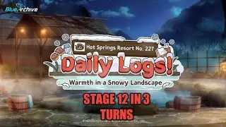 Blue Archive: Hot Springs event quest 12 within 3 turns