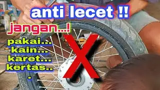 cara cungkil ban anti lecet || banyak yang salah pake landasan 😊👍