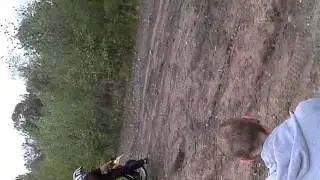wayne on his old rm250 2 stroke