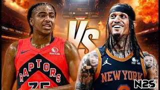 NEW LOOK KNICKS vs RAPTORS - Jordan CLARKSON - Collin MURRAY-BOYLES - NBA 2K25
