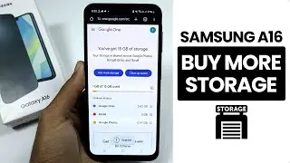 How to Buy Storage In Samsung A16 - Increase Storage