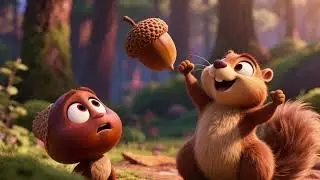 Enchanted Forest: Squirrels' Nut Harvesting Adventure 🐿️🌰