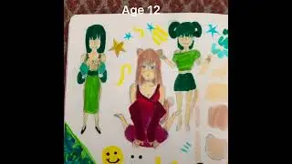 My art from age 10-14 #developingartist