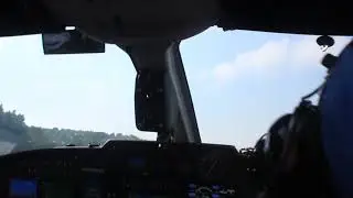 Заход на посадку на LA-8 в Нижнем Городище на гидродром