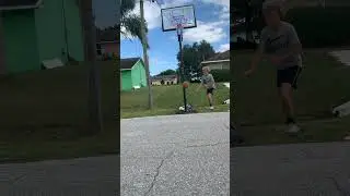 Double between the legs layup 🤯