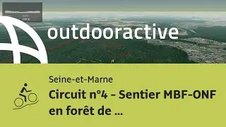 parcours VTT - Seine-et-Marne: Circuit n&deg;4 - Sentier MBF-ONF en for&ecirc;t de Fontainebleau