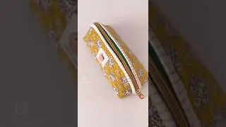How to use Double Slide Zipper | Trixie Zipper Pouch | pencil Case