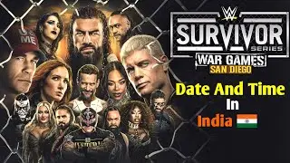 WWE Survivor Series War Games 2025 Date And Time In India 🇮🇳 | Survivor Series War Games 2025