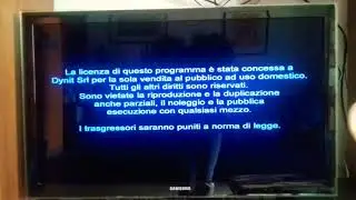 Warning screens HachetteVideo Dynit Line Communications Logo