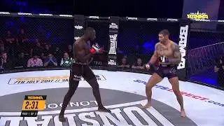 BAMMA 29  Yannick Bahati vs Matt Hallam 1