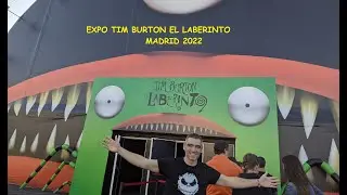 Exposición Tim Burton El Laberinto Madrid 2022 Eduardo manostijeras Batman 1989 pesadilla navidad...