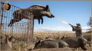 How Does Hunter Kevin Deal with a Herd of Wild Boars to Protect His Farm?