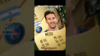 Messi fifa card evolution😨😨!! #Messi #Fifa16 #fifa17 #fifa18 #fifa19 #fifa20 #fifa21 #fifa22 #fifa23