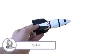 Rocket Shaped Stress Ball