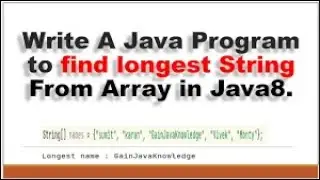 Java 8 Streams: Find Longest & 2nd Longest Word in a Sentence 💡  #Java8 #Streams #codinginterview