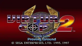 Virtua Cop 2 - Full Walkthrouth - 720p 60 FPS - Sega Model2