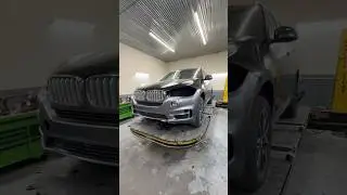 Salvage BMW X5 | Frame Work #collisionrepair #autobodywork #copart