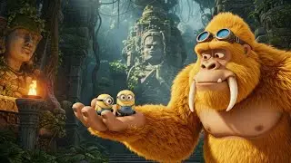 👑 KING KONG MINIONS! 🗿 Ancient Temple of the Goggled Ape!