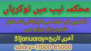 NAB New government jobs 2022 |Nab jobs online apply