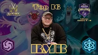 Top 16! | RMB Amethyst Sapphire Deck | DISNEY LORCANA CHALLENGE NA Continentals