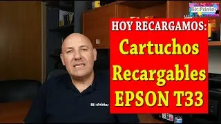 COMO RELLENAR CARTUCHO RECARGABLE EPSON 33, 24 Y 26. XP-510, XP-520, XP-530, XP-540, XP-600, XP-55