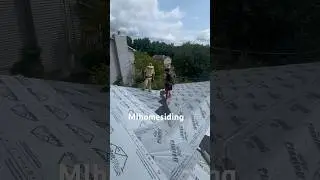 We are ready to install the new roof.