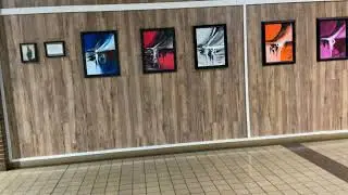 Jonathan McCall Paining at the SouthBrook Mall