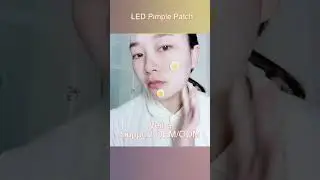 Led Blue and Red Light Reusable Electric Acne Patch #acnepatches #oem #sourcefactory #manufacturing