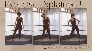 Exercise Explained ep.1 Range of Motion Warm Up #exerciseexplained #wednesdayworkout #paulinesculpts