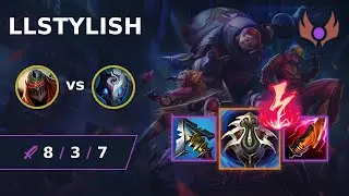 [ LLStylish ] Zed JUNGLE vs Kindred | NA MASTER | LOL Season 2024