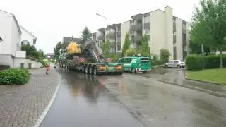 Transport von 70t Bagger