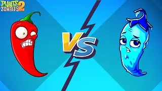 Epic fight between Jalapeno and Chilly Pepper in Plants vs Zombies 2 #pvz2