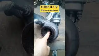Turbo H.S sur Nissan navara - 150000Km 😲💥 ! l'axe est rompu  #automobile #garage #nissan #mechanic