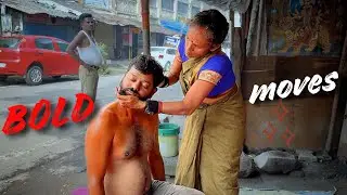 Hardcore Upper Body Back Massage with lots of Natural Oil and Cream by Laal Didi! ASMR