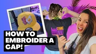 How to embroider a cap on the Bai Mirror 15!