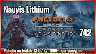 ⚙️Factorio Space Exploration 0.7 & Krastorio 2 Mod✅🏭➡️Nauvis Lithium x742