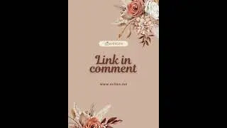 Animated Invite with RSVP | Boho Neutral Watercolor Pampas Wedding Invitation for Fall | evites.me