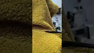 cutting a soft cloth using special scissors to a specified size #automobile