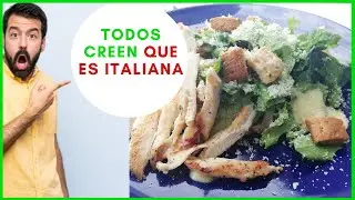 ENSALADA César con Pollo, Preparando TODO desde 