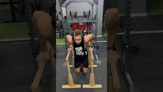 Day 1 of my 100 dips challenge! Come and join my journey 🔱🦾🗿 #shorts #day1 #dips #gym #aesthetic