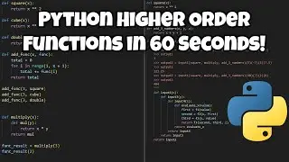 Python Higher Order Functions in 60 Seconds