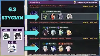 [6.3 Stygian Onslaught, Dire Clear] | C1R1 Nefer | C2 Columbina | C0 Neuvillette | Genshin Impact