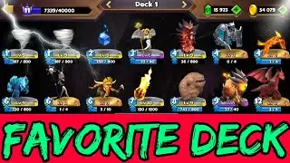 Revealed My Favorite Deck(Power Deck)! - Castle Crush : War Battle