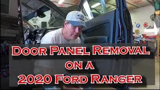 Как снять дверную панель на Ford Ranger 2020 года