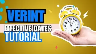 How To Use Effective Dates In Verint | How To Update Employee Profiles | Workforce Management Tool