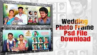 Wedding Photo Frame Psd File Download  SRI M