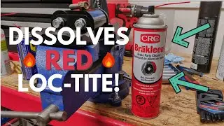 Удалите *КРАСНЫЙ* Loctite БЕЗ нагревания!