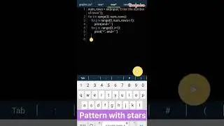 How Easy In Python To Print Number Pattern With Star Pattern | Coding Status #shorts #python #coder