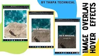 Image Transparent Overlay Effects Animation on Hover in CSS
